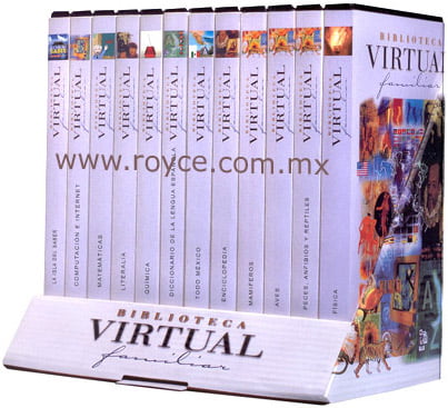 Biblioteca Virtual Familiar 12 CD-ROMs MX