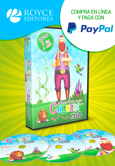 COLORÍN CLUB Cuentos y Fábulas con Valor 3 CDs AUDIO