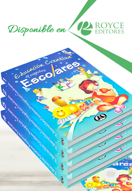 Educación Creativa Proyectos Escolares 4 Vols con CD-ROM