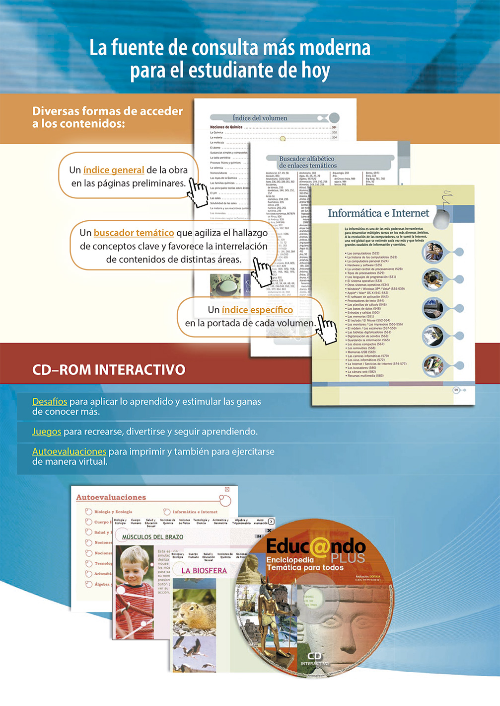 Educando Plus 6 Vols con CD-ROM