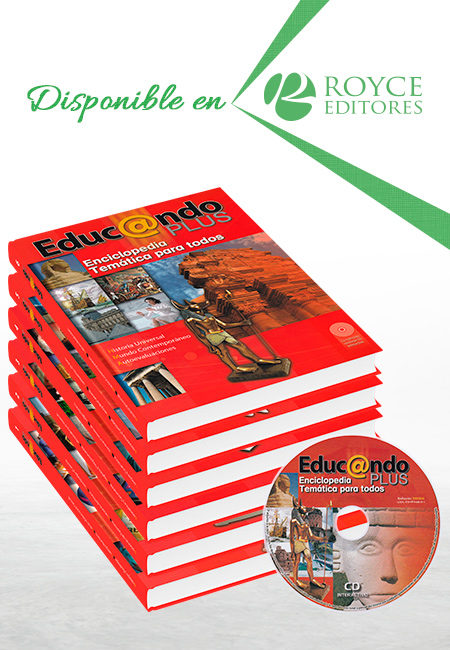 Educando Plus Enciclopedia Temática Para Todos 6 Vols con CD-ROM