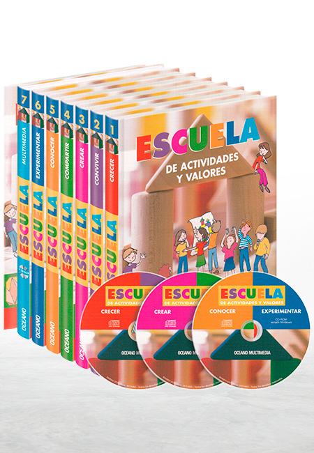 scuela de Actividades y Valores 6 Vols con 3 CD-ROMs