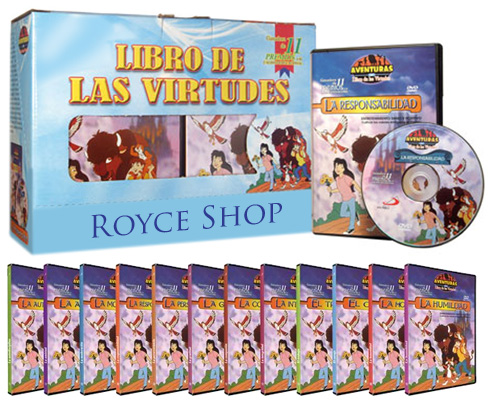 Las Aventuras del Libro de las Virtudes 12 DVDs
