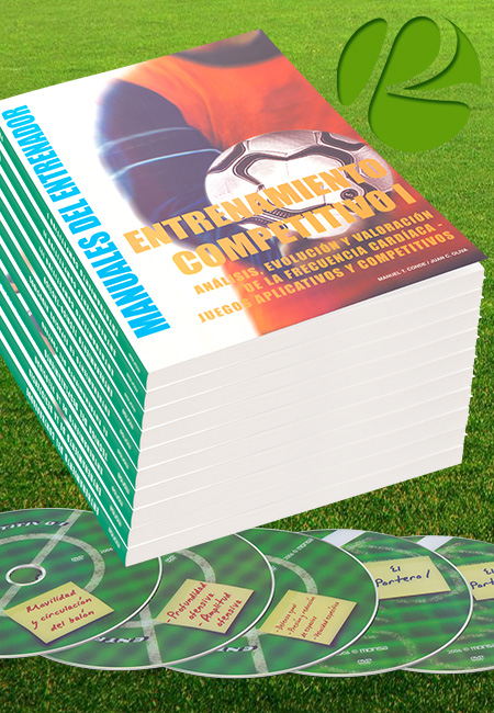 Manuales del Entrenador de Fútbol 10 Vols con 10 DVDs