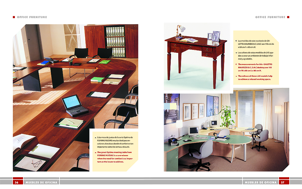 Muebles de Oficina 4 Vols con CD-ROM