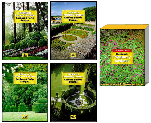 Diseño de Parques y Jardines 4 Vols con CD-ROM