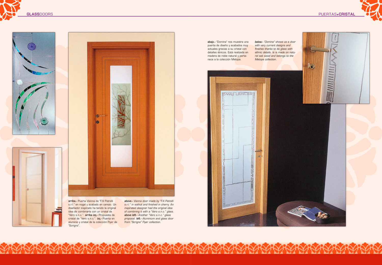 Puertas + Cristal Puertas Acristaladas de Madera, Aluminio y PVC