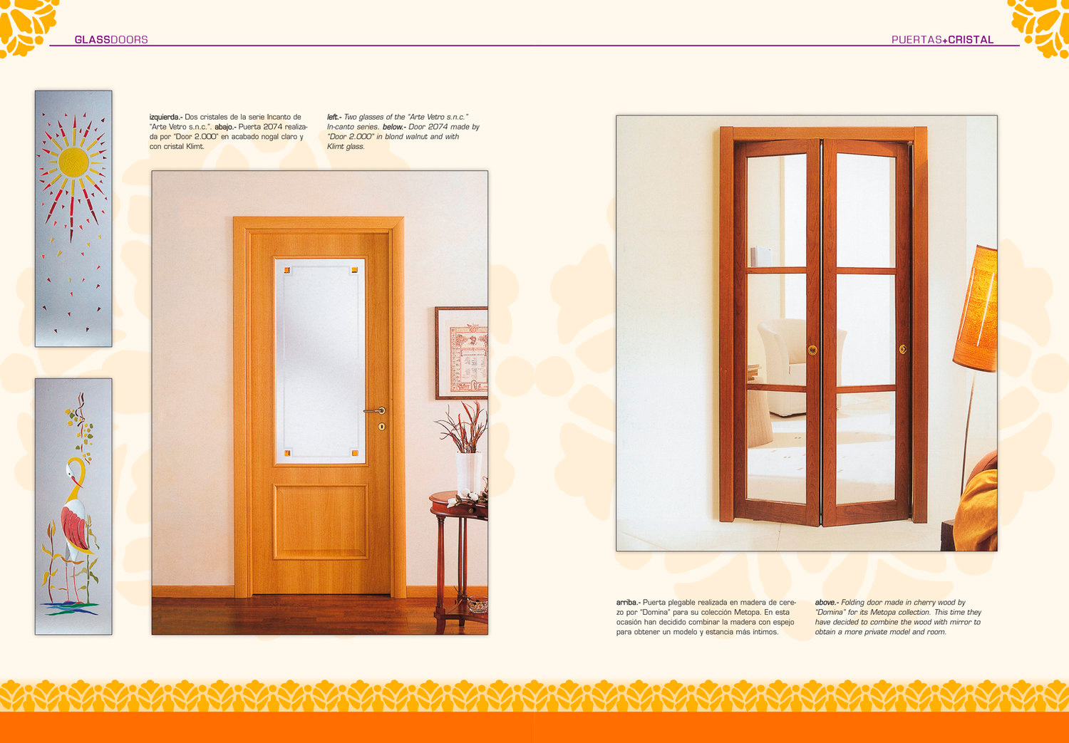 Puertas + Cristal Puertas Acristaladas de Madera, Aluminio y PVC