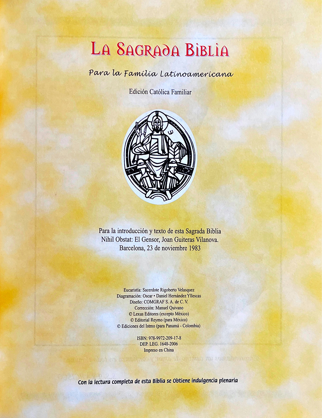 Sagrada Biblia. Edición Católica para la Familia Latinoamericana