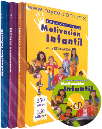 Técnicas de la Motivación Infantil 3 Vols con CD-ROM