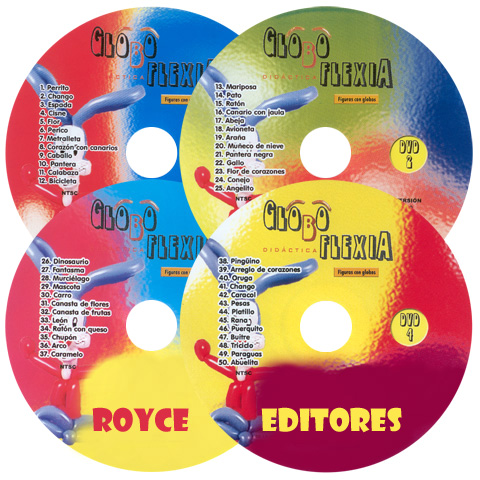 Compra en línea Globoflexia Didáctica 4 DVDs Video Globoflexia Didáctica 4 DVDs Video