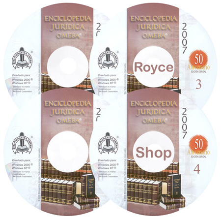 Compra en línea La Enciclopedia Jurídica Omeba 4 CD-ROMs Enciclopedia Jurídica Omeba 4 CD-ROMs