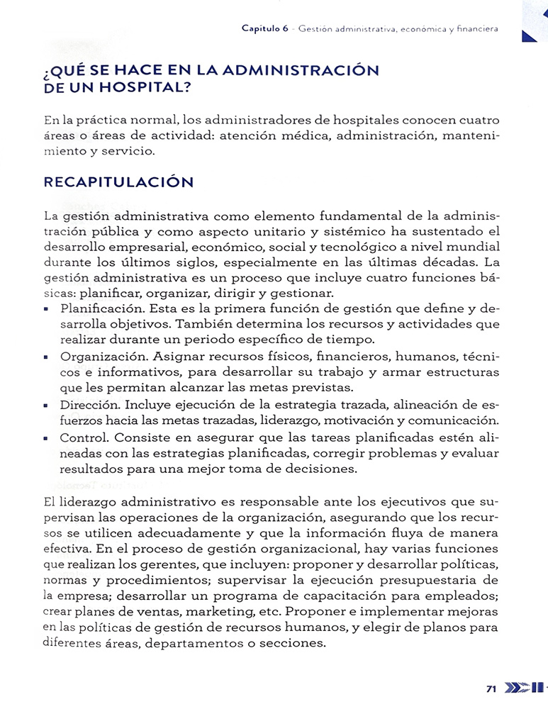 Dirección y Administración de Hospitales