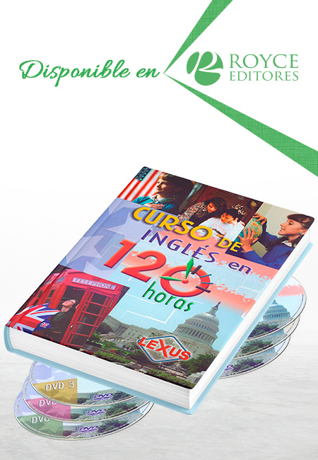 Curso de Inglés en 120 Horas con 3 CD-ROMs y 3 DVDs