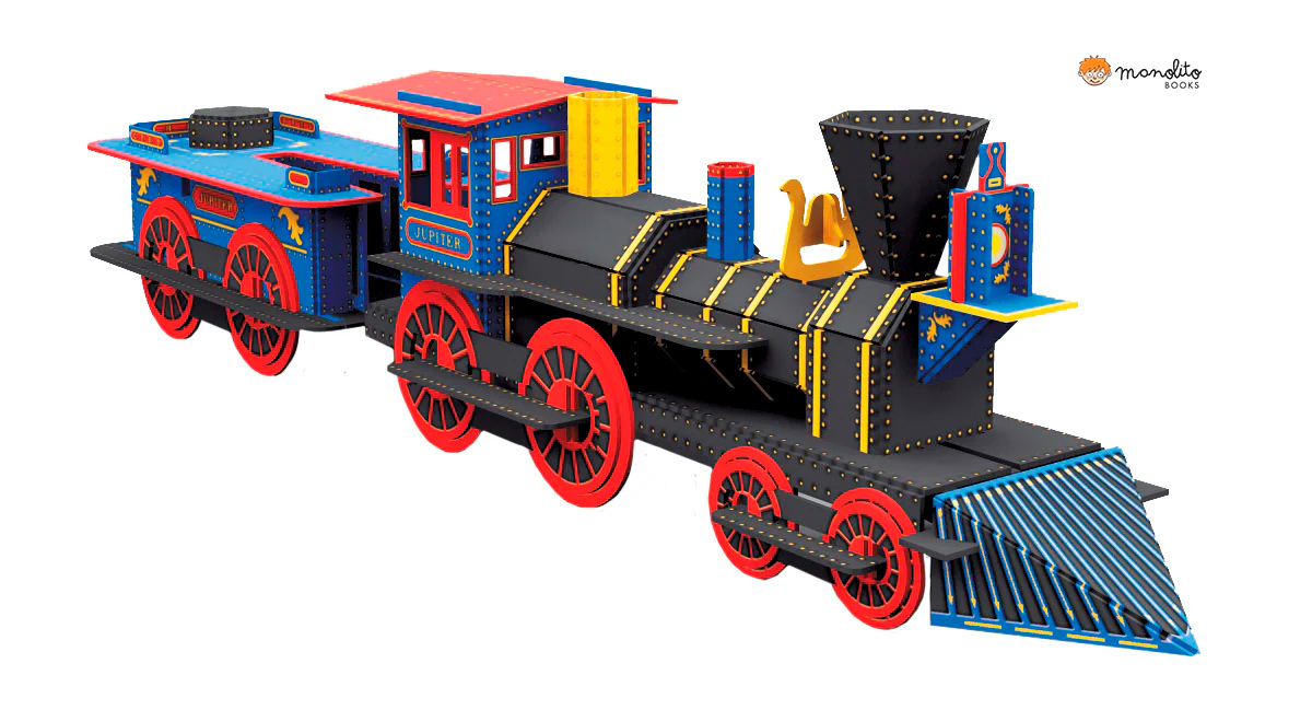 Locomotora 3D La Historia de los Trenes
