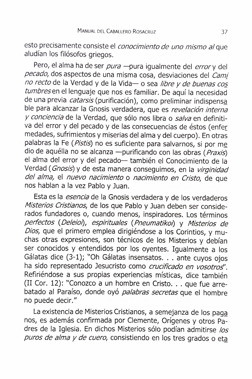 Manual del Caballero Rosacruz Magíster