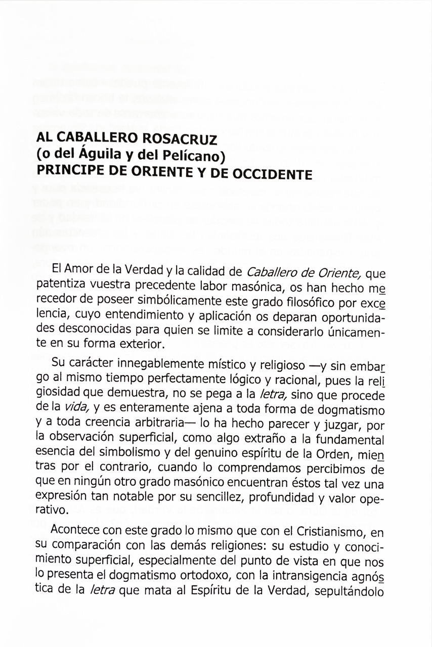 Manual del Caballero Rosacruz Magíster