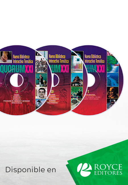 Nueva Biblioteca Interactiva Temática Quorum XXI 6 Vols con 3 CD-ROMs