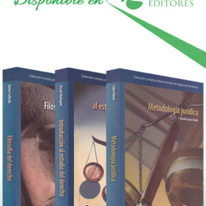 1a Serie. Introducción al Estudio del Derecho, Metodología y Filosofía del Derecho 3 Vols