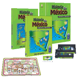 Historia de México 2 Vols + 1 Tablero + 2 Videos
