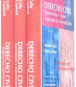 Serie Regímenes Matrimoniales, Sucesiones, Testamentos y Liberalidades 3 Vols