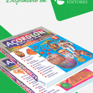 Acordeón Escolar para Exámenes y Tareas 2 Vols