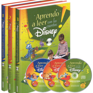 Aprendo a Leer con los Cuentos de Disney 3 Vols con 3 CDs Audio