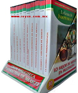 Gran Biblioteca Interactiva de México 10 CD-ROMs