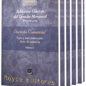 Biblioteca Clásicos del Derecho Mercantil Primera Serie 5 Vols