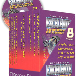 Biblioteca Excelente Educativa y de Consulta 8 Vols con CD-ROM