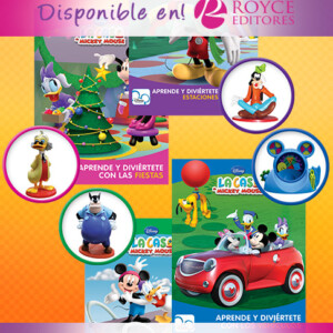La Casa de Mickey Mouse 4 Vols + Figuras