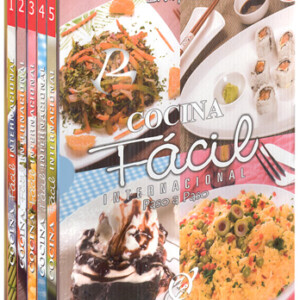 Cocina Fácil Internacional Paso a Paso 5 Vols