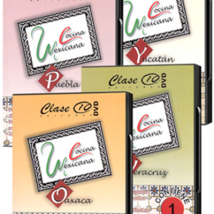Cocina Mexicana 4 DVDs