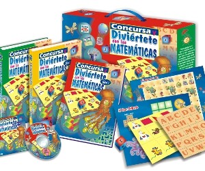 Concursa y Diviértete con las Matemáticas 3 Vols con CD-ROM