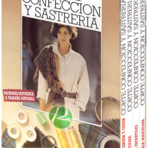 Corte, Confección y Sastrería 4 Vols