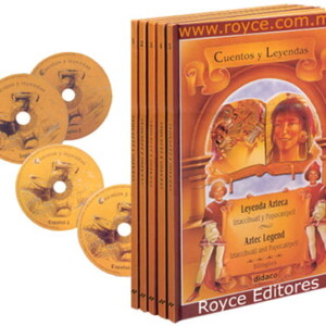 Cuentos y Leyendas 5 Vols con 4 CDs Audio
