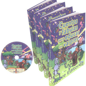 Cuentos y Fábulas para Educar en Valores 4 Vols con CD Audio