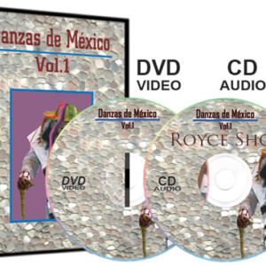 Danzas de México Vol 1 con DVD, CD Audio y un e-Book