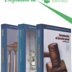 2a Serie. Derecho Penal, Teoría del Delito y Derecho Romano II 3 Vols