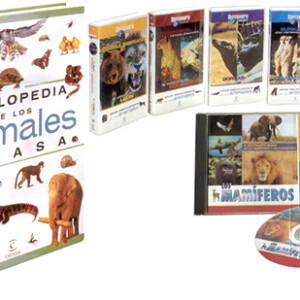 Enciclopedia de los Animales con 5 DVDs y CD-ROM