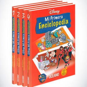 Disney Mi Primera Enciclopedia 4 Vols
