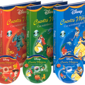 Disney Cuentos Mágicos 3 Vols con 3 CDs Audio