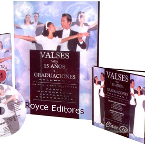 Valses para XV Años y Graduaciones con E-Book más DVD y CD Audio