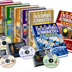 Nueva Enciclopedia Autodidáctica Zamora 8 Vols con 4 CD-ROMs