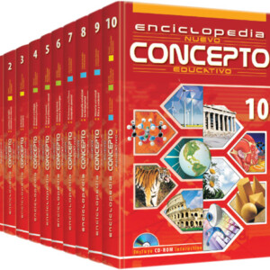 Enciclopedia Nuevo Concepto Educativo 9 Vols con 3 CD-ROMs