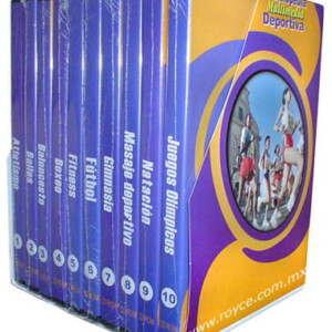 Enciclopedia Multimedia Deportiva 10 CD-ROMs Amarilla