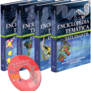 Enciclopedia Temática Estudiantil 4 Vols con CD-ROM