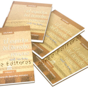 El Espíritu del Derecho Romano 4 Vols con CD-ROM