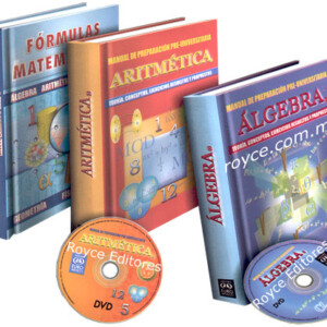 Matemáticas Pre-Universitarias 3 Vols con 2 DVDs