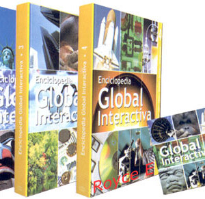Enciclopedia Global Interactiva 4 Vols con CD-ROM